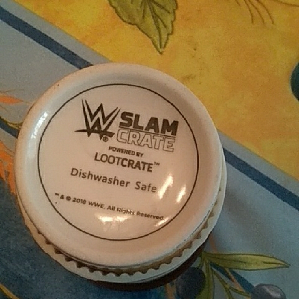 WWE Kofi Cup Brown and Yellow Travel Ceramic & Silicon - Picture 4 of 5